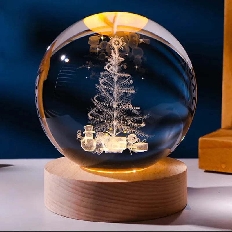 Luminous Starry Sky Crystal Ball Night Lamp