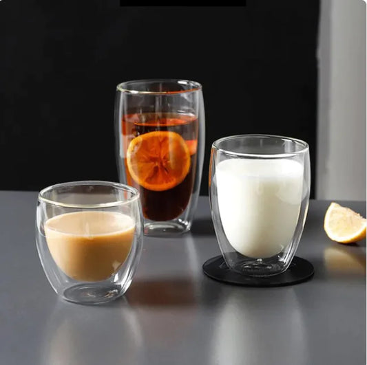 ThermaGlass Double-Wall Beverage Set